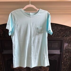 Vineyard Vines Aqua Tee with Pocket